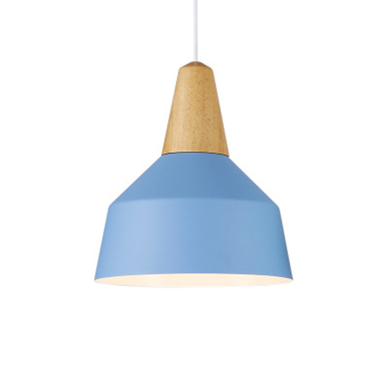 Trota in legno in metallo Trota sospesa a sospensione Simplicità Simplicità Apparecchio di illuminazione a sospensione per camera da letto