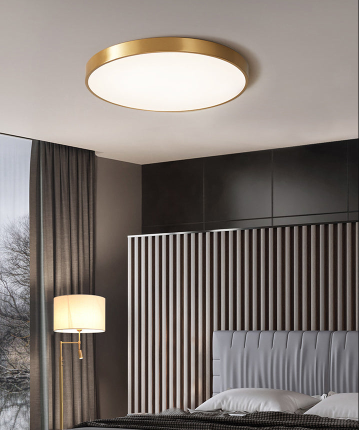 Circular Led Flush Mount Ceiling Light Fixtures Modern Acrylic Flush Mount