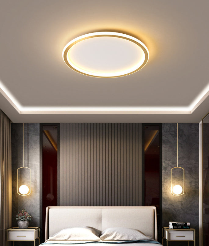 Ronde inbouwverlichtingsarmaturen Aluminium moderne eenvoud Inbouwlamp voor slaapkamer