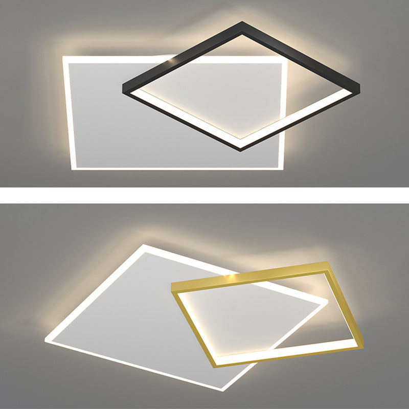 Vierkante inbouwverlichtingsarmaturen Moderne acryl inbouw