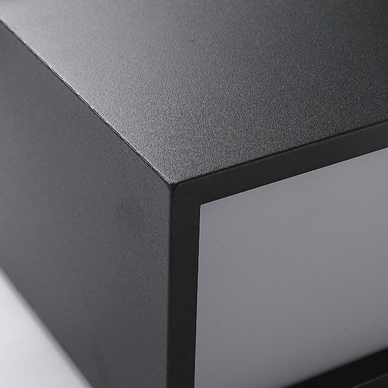 Squared Flush Mount Ceiling Lighting Fixture Modern Acrylic Flushmount