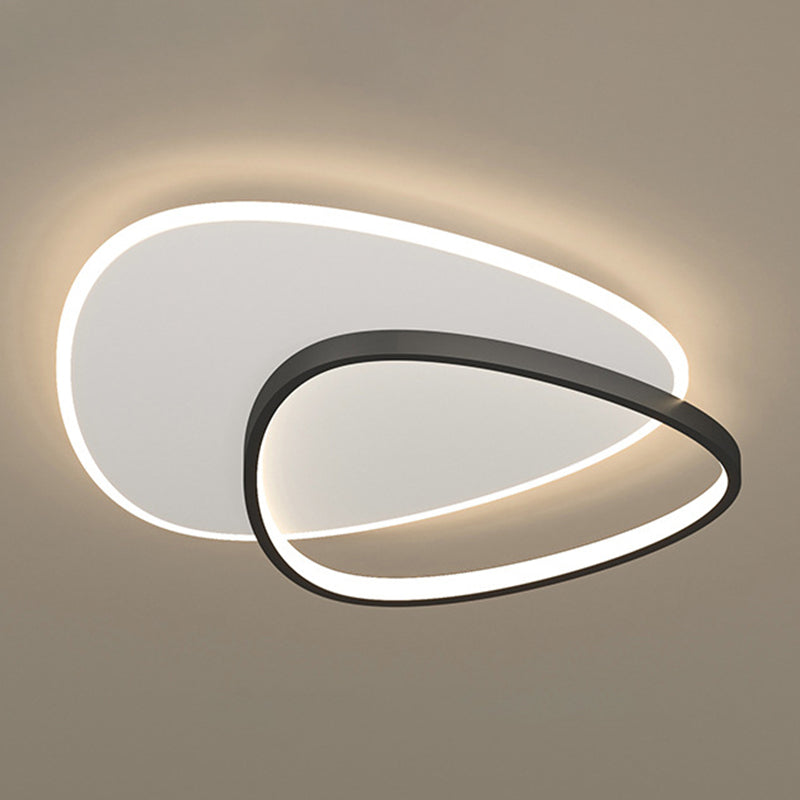 Stone Flush Mount Ceiling Light Fixtures Modern Acrylic Ceiling Mount Chandelier for Bedroom