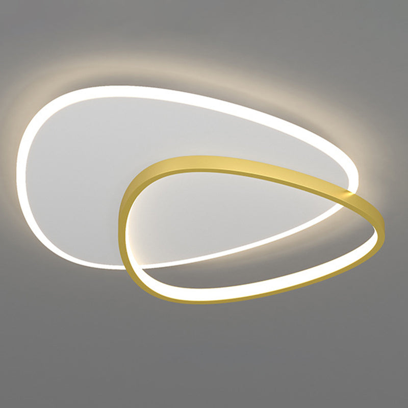 Stone Flush Mount Ceiling Light Fixtures Modern Acrylic Ceiling Mount Chandelier for Bedroom