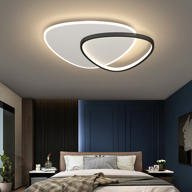 Stone Flush Mount Ceiling Light Fixtures Modern Acrylic Ceiling Mount Chandelier for Bedroom