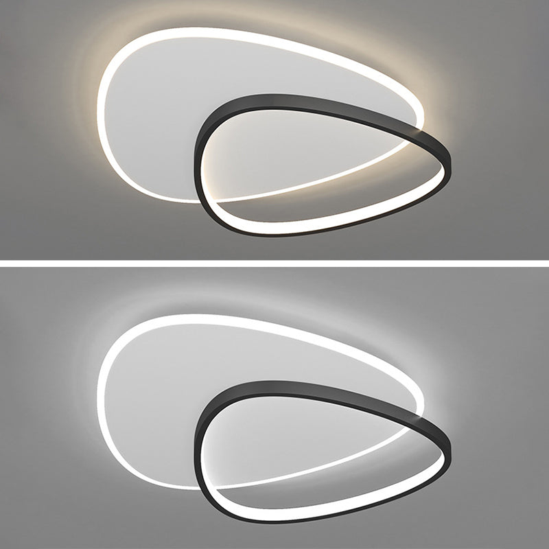 Stone Flush Mount Ceiling Light Fixtures Modern Acrylic Ceiling Mount Chandelier for Bedroom
