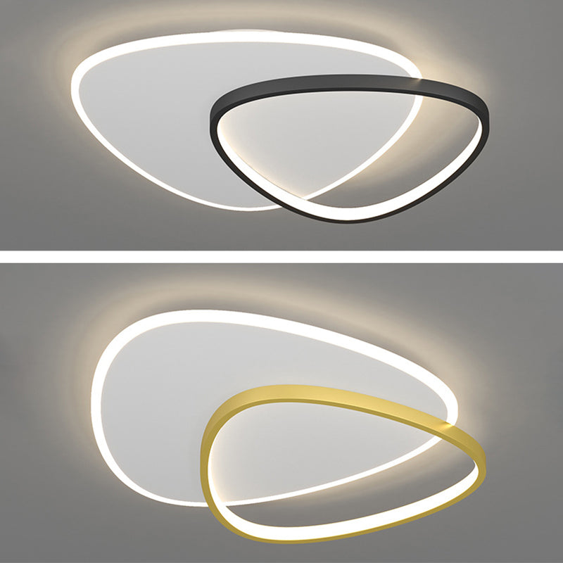 Stone Flush Mount Ceiling Light Fixtures Modern Acrylic Ceiling Mount Chandelier for Bedroom