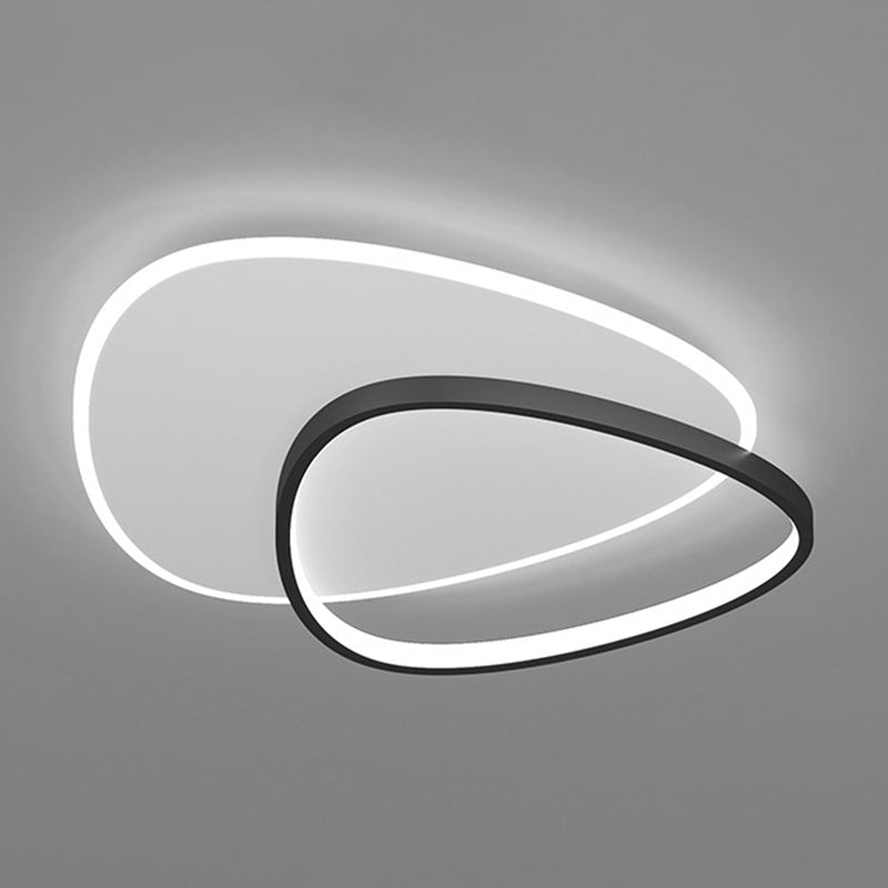 Stone Flush Mount Ceiling Light Fixtures Modern Acrylic Ceiling Mount Chandelier for Bedroom
