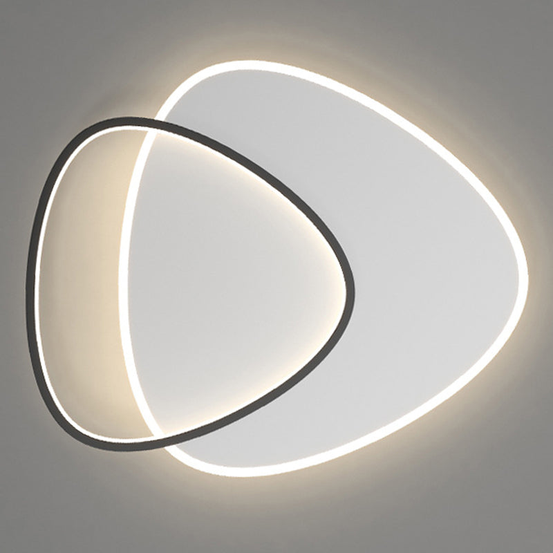 Stone Flush Mount Ceiling Light Fixtures Modern Acrylic Ceiling Mount Chandelier for Bedroom