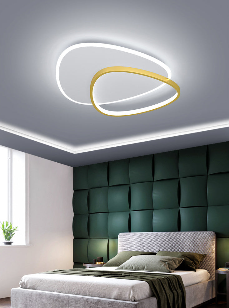 Stone Flush Mount Ceiling Light Fixtures Modern Acrylic Ceiling Mount Chandelier for Bedroom