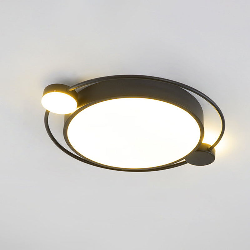 Geometrische Unterputz-Deckenleuchten, moderner Acryl-Deckenleuchter für Schlafzimmer