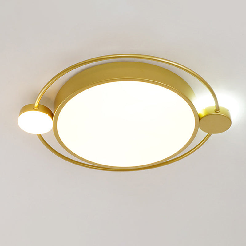 Geometrische Unterputz-Deckenleuchten, moderner Acryl-Deckenleuchter für Schlafzimmer