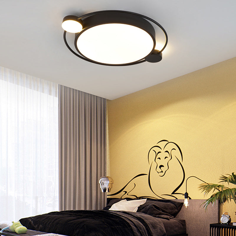 Geometrische Unterputz-Deckenleuchten, moderner Acryl-Deckenleuchter für Schlafzimmer