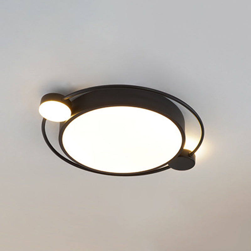 Geometrische Unterputz-Deckenleuchten, moderner Acryl-Deckenleuchter für Schlafzimmer