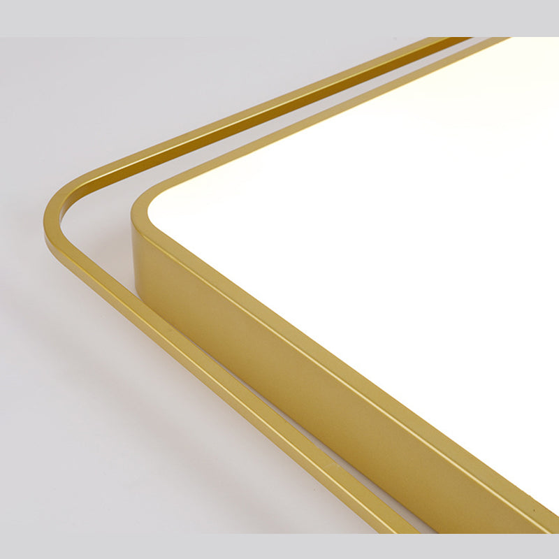 Geometrische Unterputz-Deckenleuchten, moderner Acryl-Deckenleuchter für Schlafzimmer