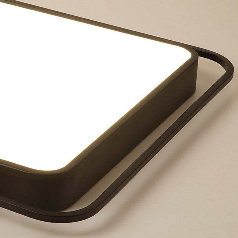 Geometrische Unterputz-Deckenleuchten, moderner Acryl-Deckenleuchter für Schlafzimmer