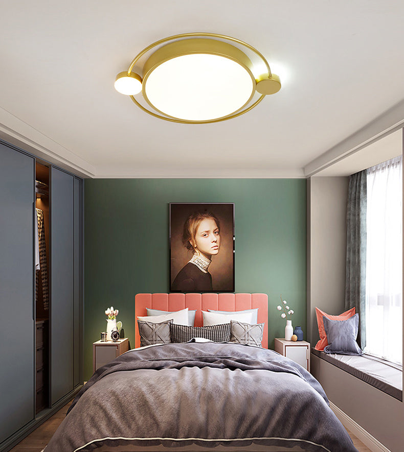 Geometrische Unterputz-Deckenleuchten, moderner Acryl-Deckenleuchter für Schlafzimmer