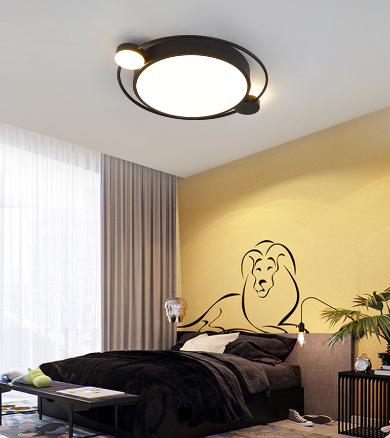 Geometrische Unterputz-Deckenleuchten, moderner Acryl-Deckenleuchter für Schlafzimmer