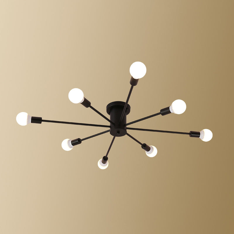 Faculteur de plafond en métal créatif de style nordique