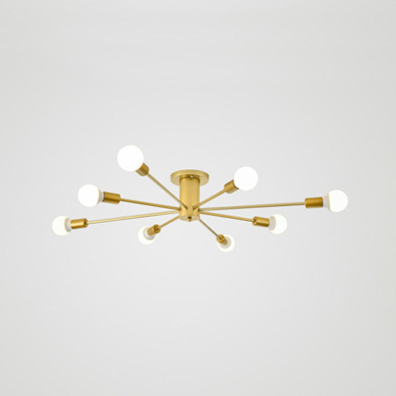 Faculteur de plafond en métal créatif de style nordique