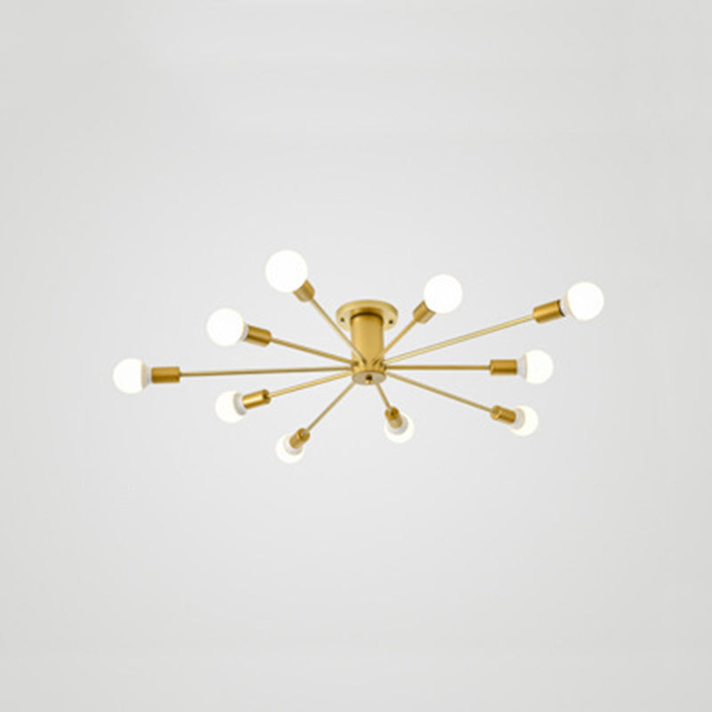 Faculteur de plafond en métal créatif de style nordique