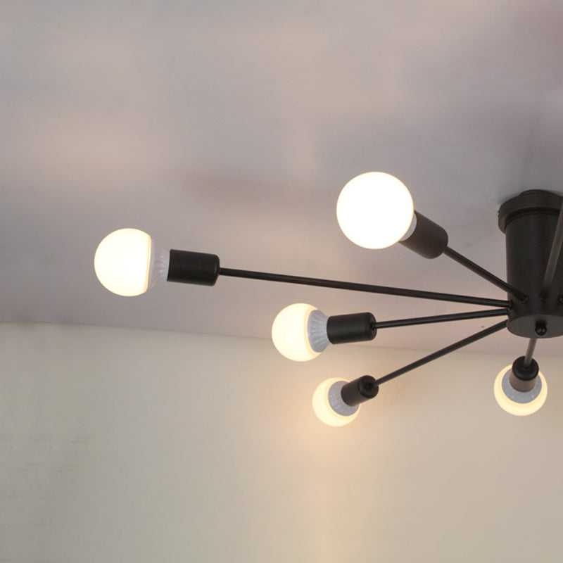 Faculteur de plafond en métal créatif de style nordique
