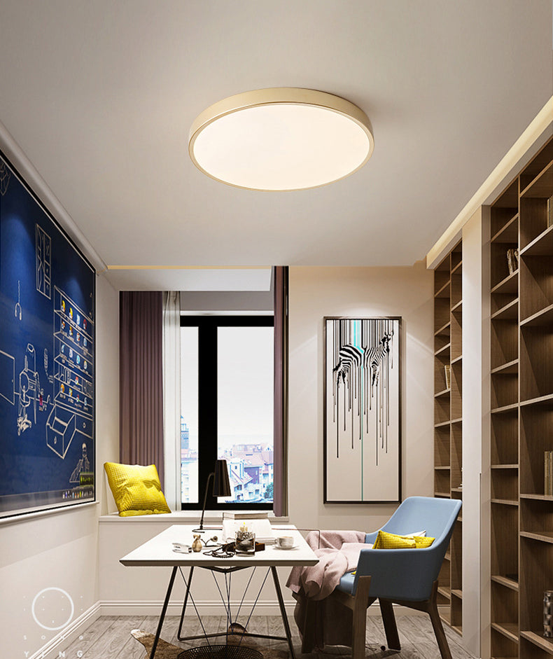 Flushmount plástico moderno llevado esfera de las luces de techo del soporte superficial