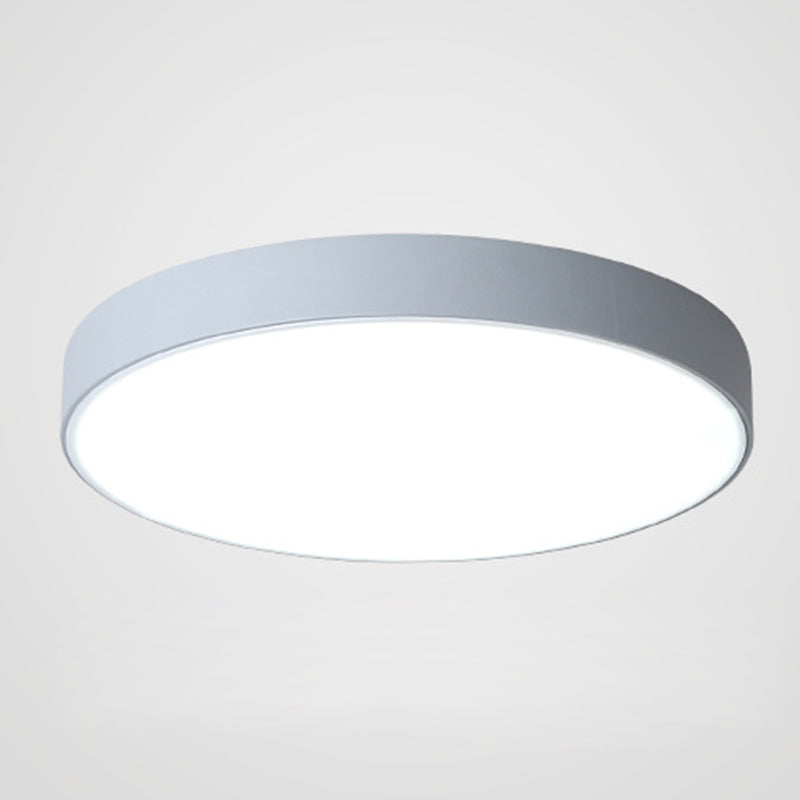 Plafonnier LED rond en acrylique, luminaire de Style nordique simple, pour couloir d'entrée