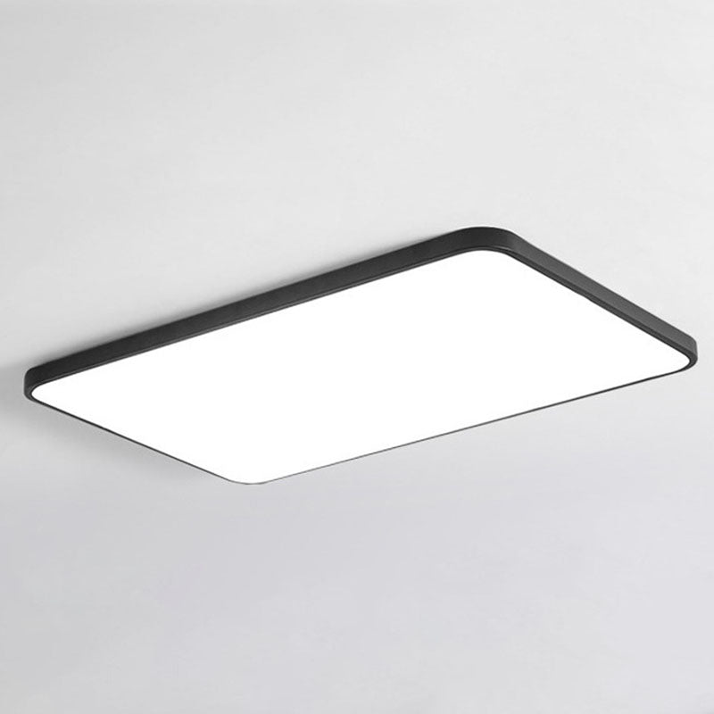 Rectangular Flush Mount Light Fixtures Modern Acrylic Flush Light