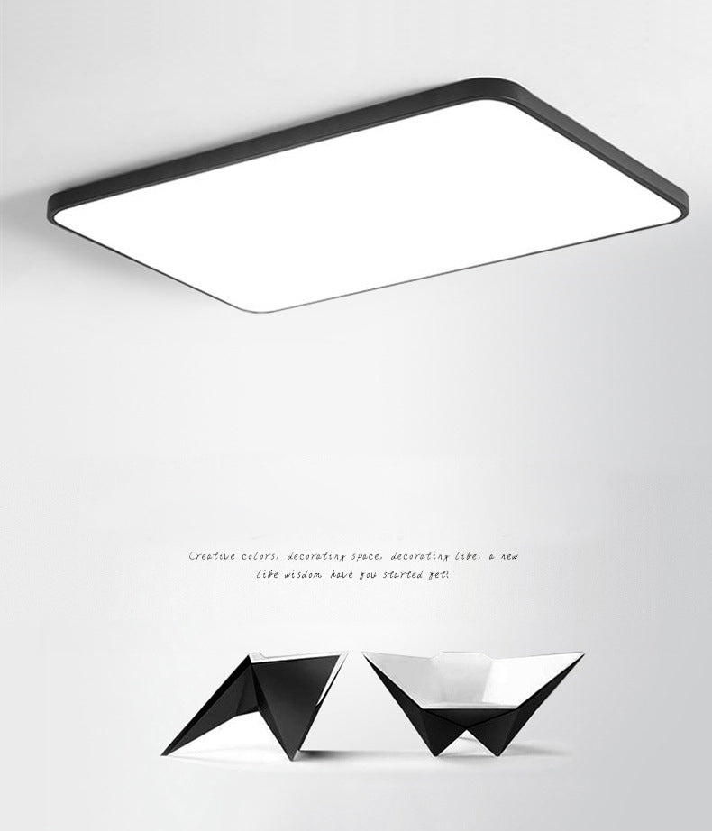 Rectangular Flush Mount Light Fixtures Modern Acrylic Flush Light