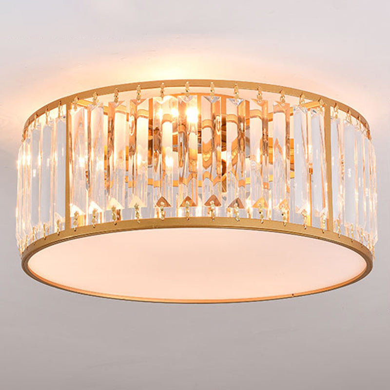 Scalloped Flush Mount Light Modern Crystal Flush Mount