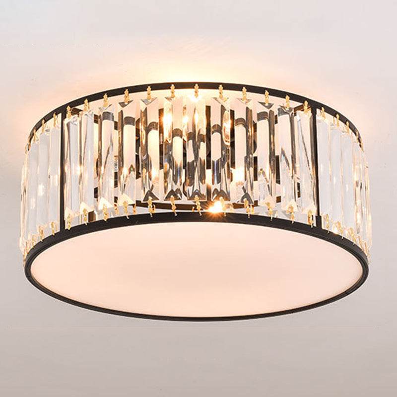 Scalloped Flush Mount Light Modern Crystal Flush Mount