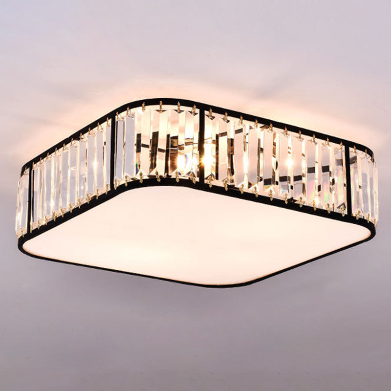 Scalloped Flush Mount Light Modern Crystal Flush Mount