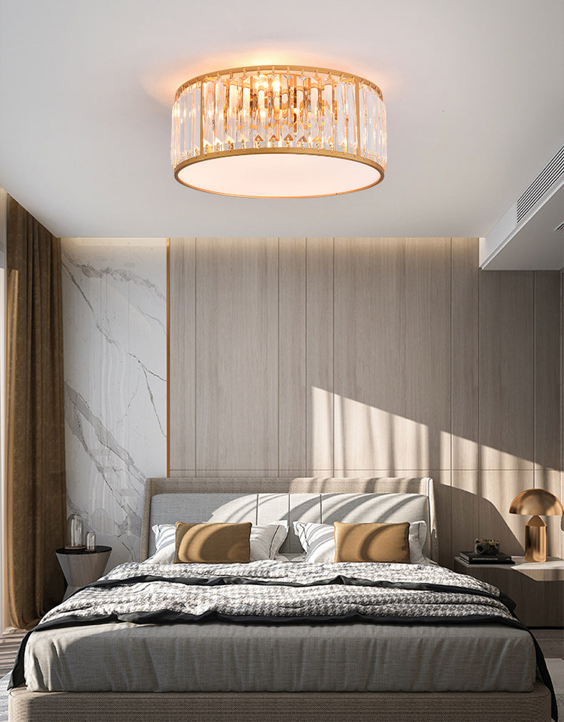 Scalloped Flush Mount Light Modern Crystal Flush Mount