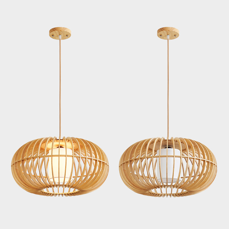 Holzkäfig Anhänger Licht modern