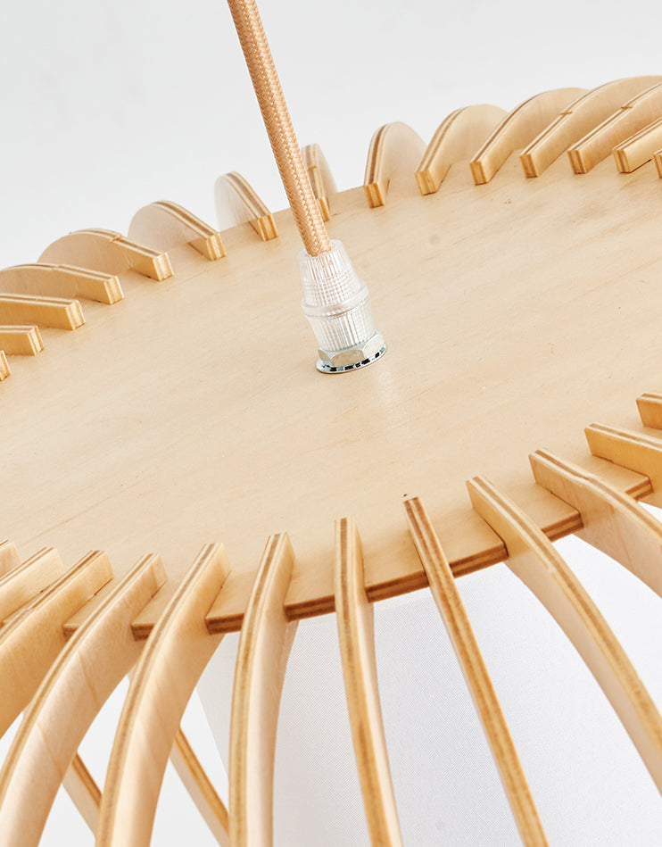 Holzkäfig Anhänger Licht modern