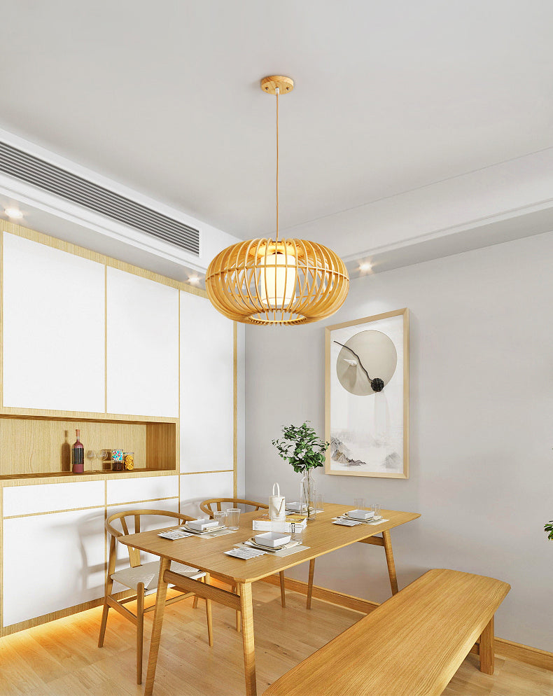 Holzkäfig Anhänger Licht modern