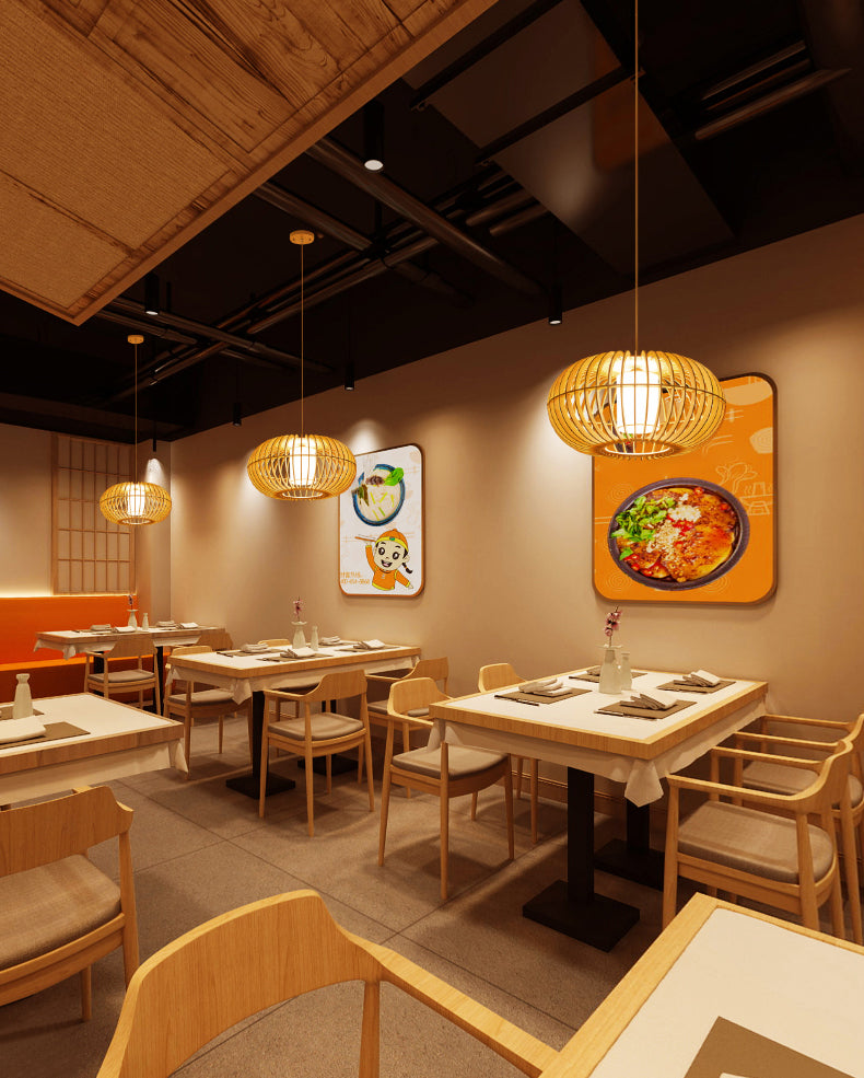 Holzkäfig Anhänger Licht modern