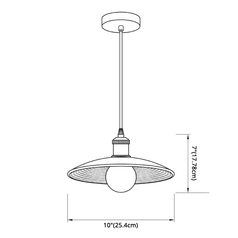 Untertassen -Form der Deckendeckel Anhänger Lampe Holz 1 Glühbirne Einfachheit hängend Licht hängen