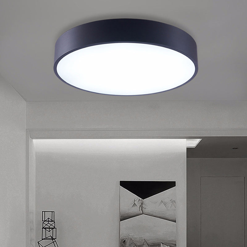 Ronde inbouwverlichtingsarmaturen Moderne acryl 1-lichts plafondlamp
