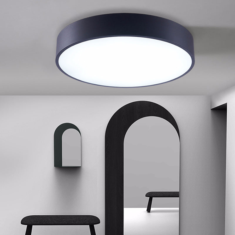 Ronde inbouwverlichtingsarmaturen Moderne acryl 1-lichts plafondlamp