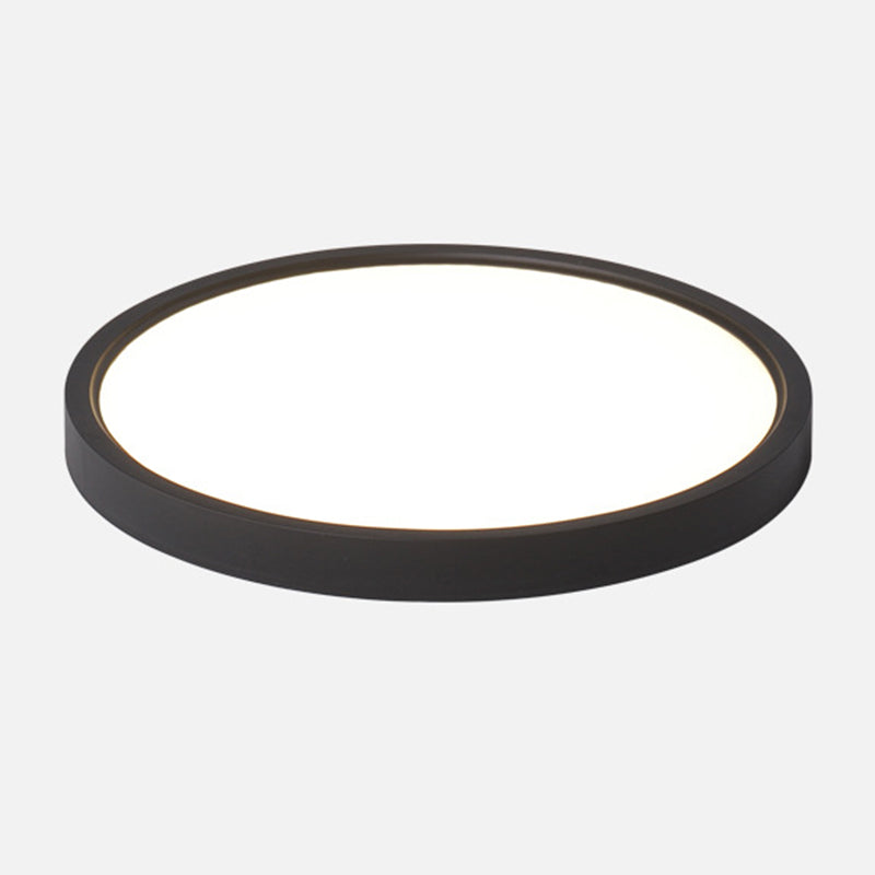 Modern Circular Flush Mount Light Fixtures Acrylic 1 Light Ceiling Lamp