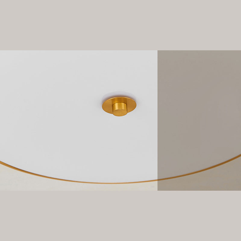 American Minimalist Copper LED Ceiling Light Acrylique Lampombre 1 Light Bedroom light