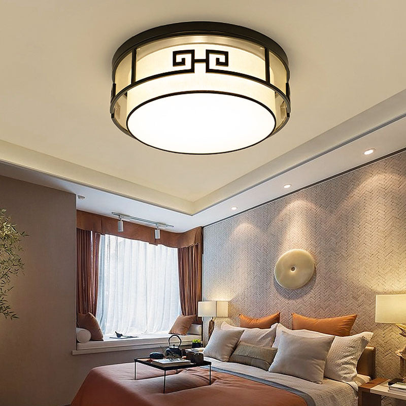 Luminaria de soporte de montaje en color negro geométrico
