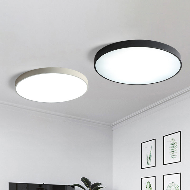 Le bâti affleurant acrylique moderne de plafonniers circulaires de bâti a mené des lumières