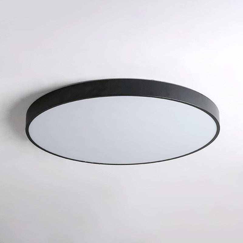 Le bâti affleurant acrylique moderne de plafonniers circulaires de bâti a mené des lumières