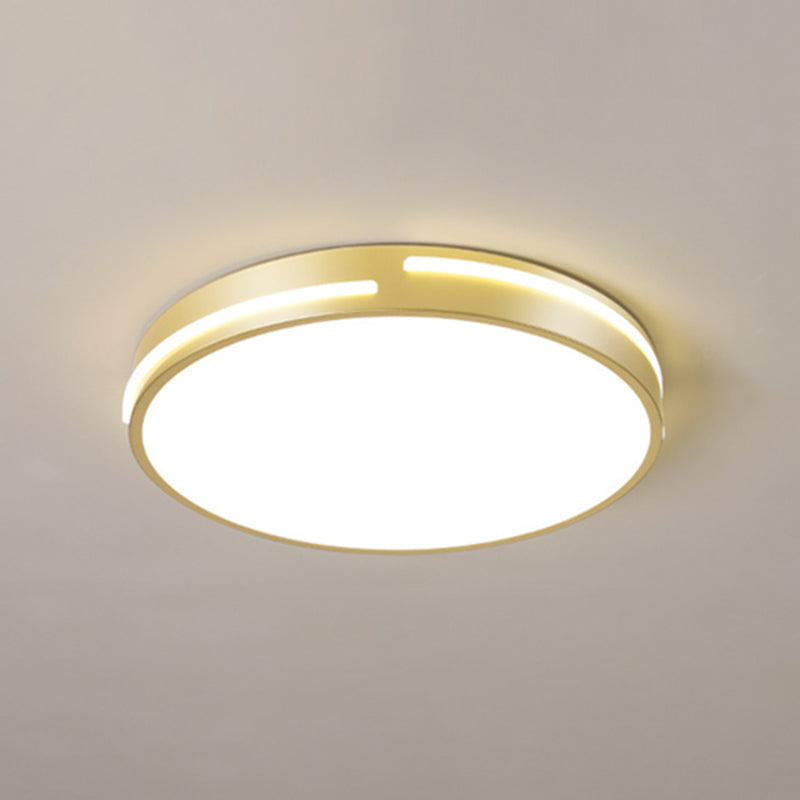 Modern Minimalist Metal Flush Mount Deckenleuchte Runde Form LED Flush Mount Lighting for Bedroom
