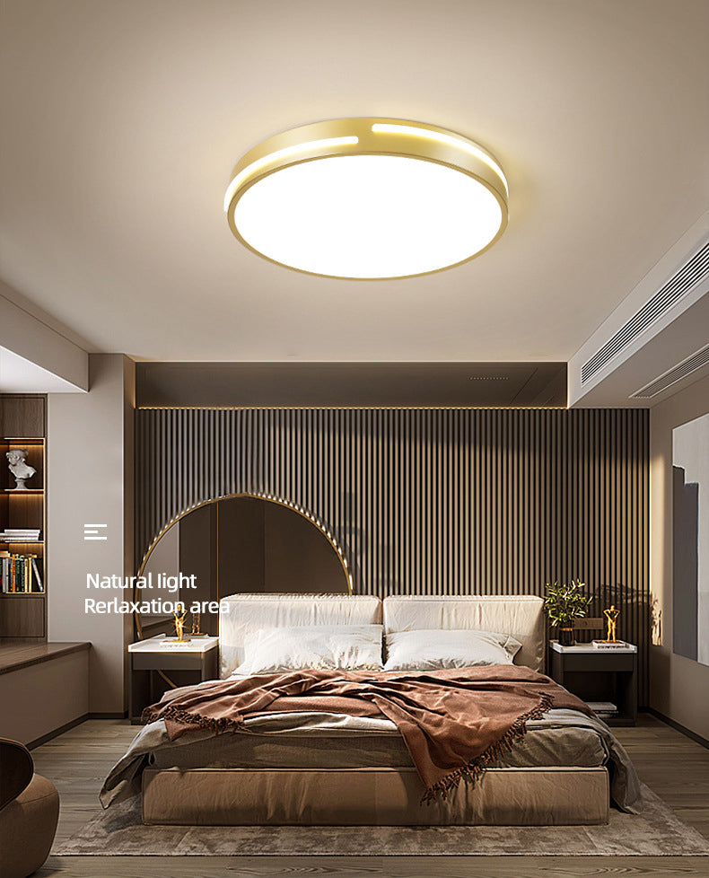 Modern Minimalist Metal Flush Mount Deckenleuchte Runde Form LED Flush Mount Lighting for Bedroom