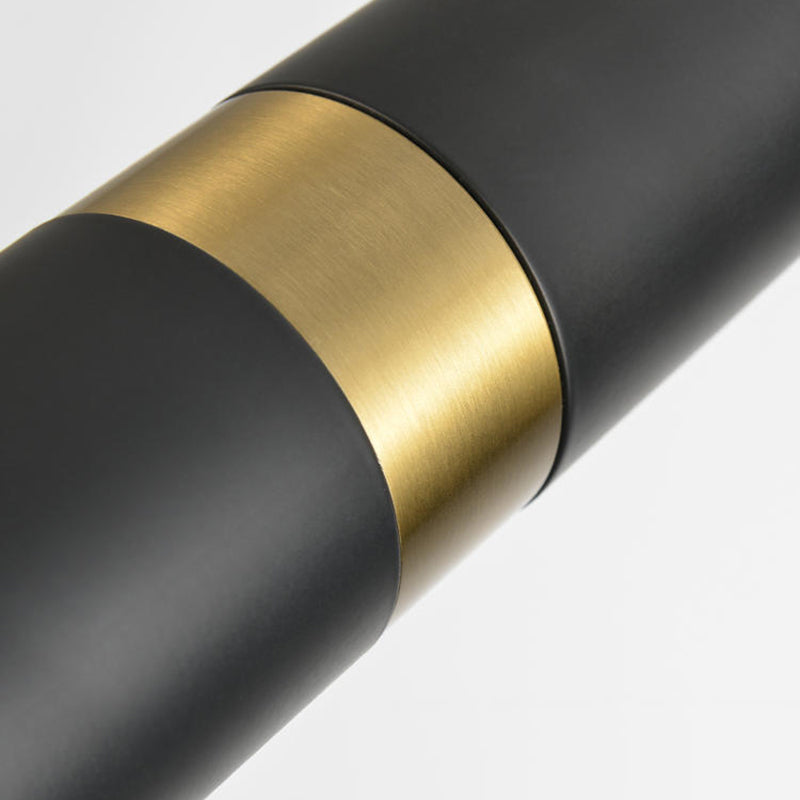 Metall Tubular Spotlight Anhänger postmodern 1 Kopf Rotatable Lesebuchlicht für Schlafzimmer