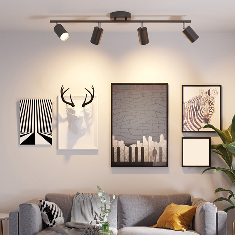 Moderno binario Illuminazione Minimalista Stile Superficie Montato e Regolabile Ferro Downlight per Soggiorno Casa senza Luce Principale