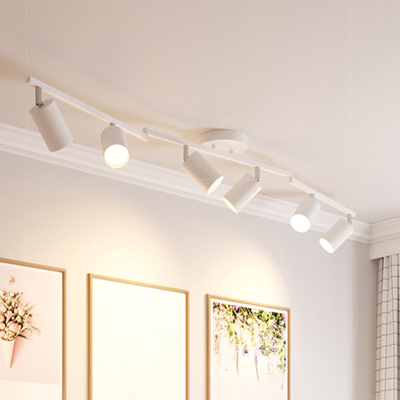 Moderno binario Illuminazione Minimalista Stile Superficie Montato e Regolabile Ferro Downlight per Soggiorno Casa senza Luce Principale